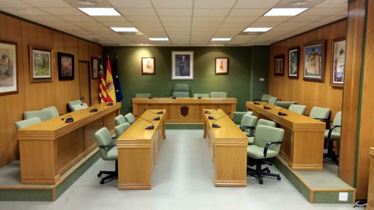 Vista del salón de plenos