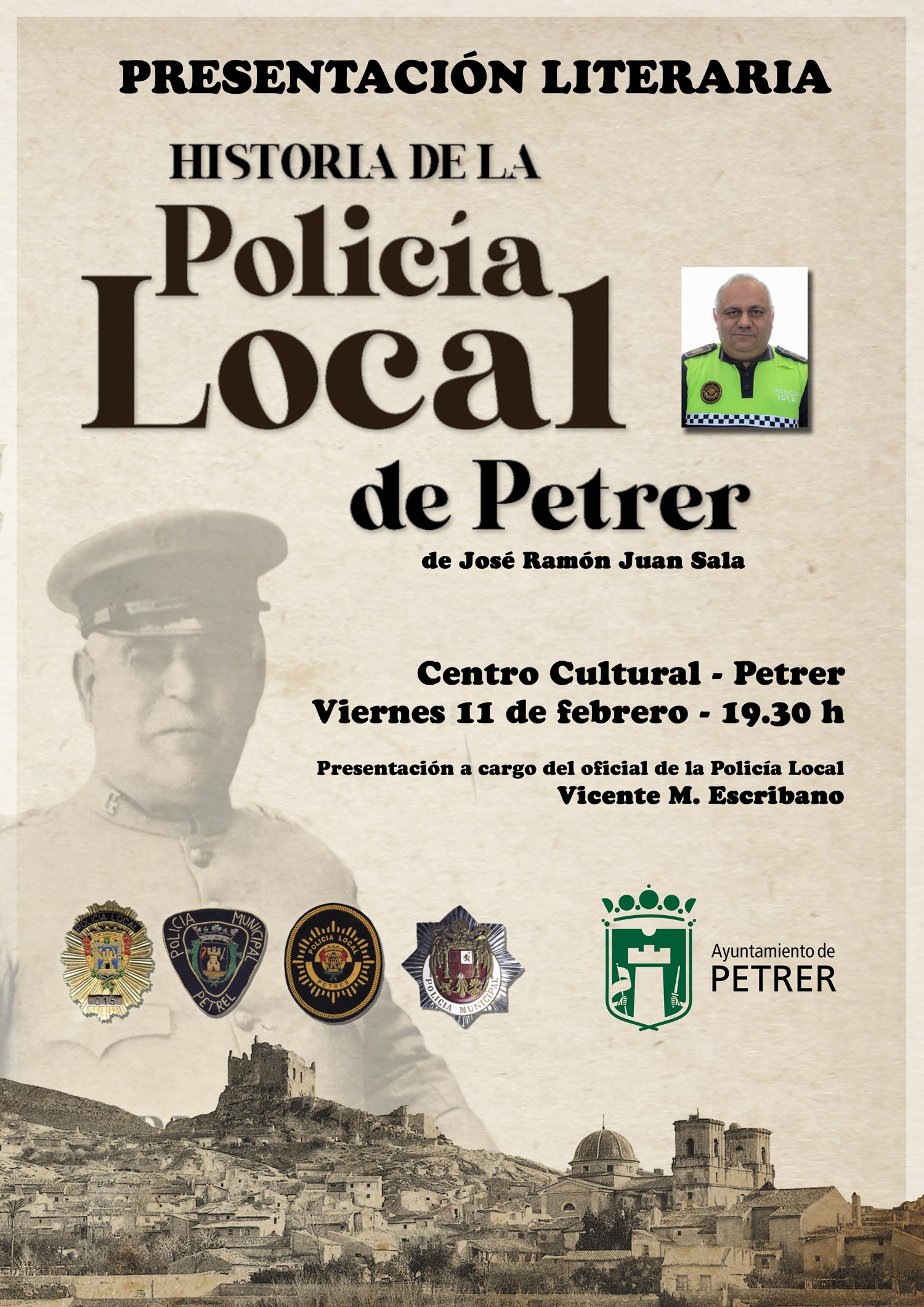 2022-02-11 - Presentación literaria - Historia de la Policia Local de Petrer