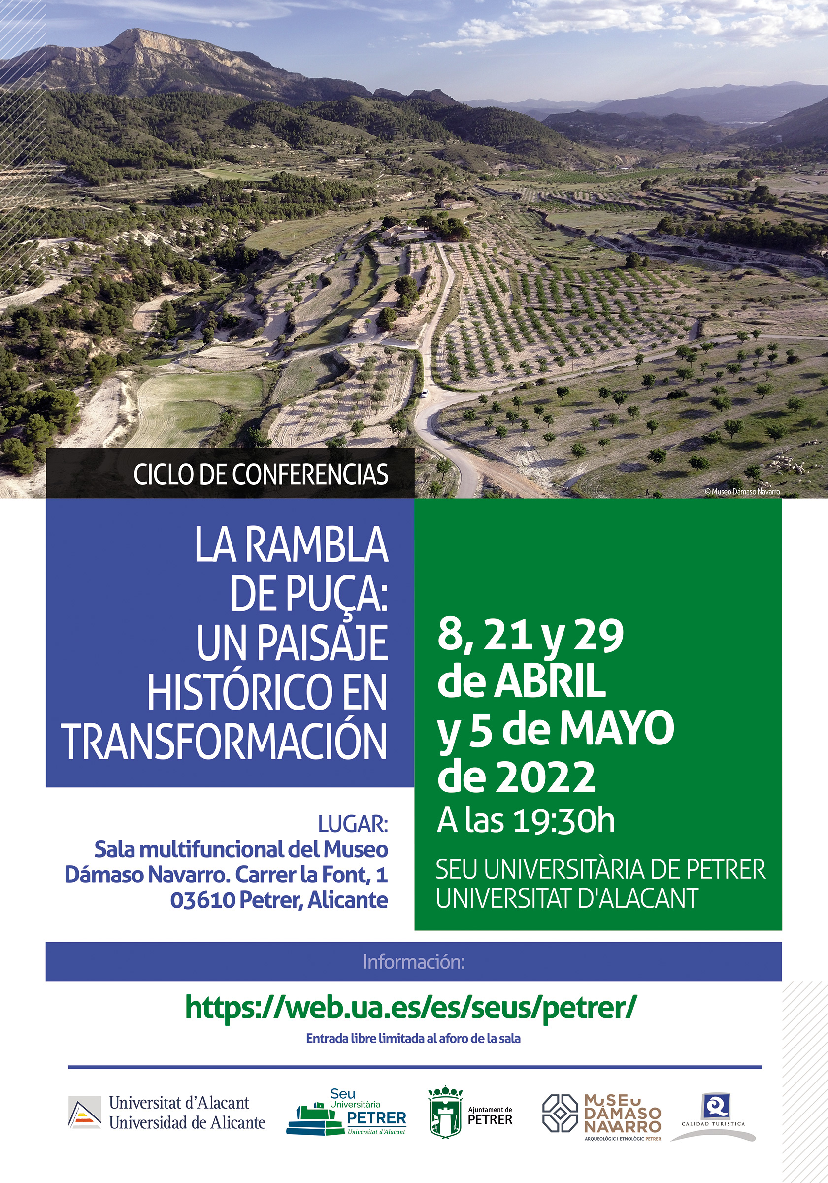 2022-04-08 - Conferencia - L’erosió hídrica a la conca de la rambla de Puça: L’antropització de l’ecosistema muntanyenc