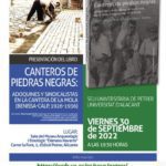 2022-09-30 - Presentación literaria - Canteros de Piedras Negras: Adoquines y sindicalistas en la Cantera de La Mola (Benissa-Calp, 1926-1936)