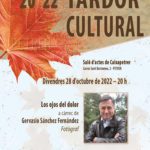 2022-10-28 - XXXV Ciclo de conferencias Tardor Cultural - Gervasio Sánchez Fernández - Los ojos del dolor