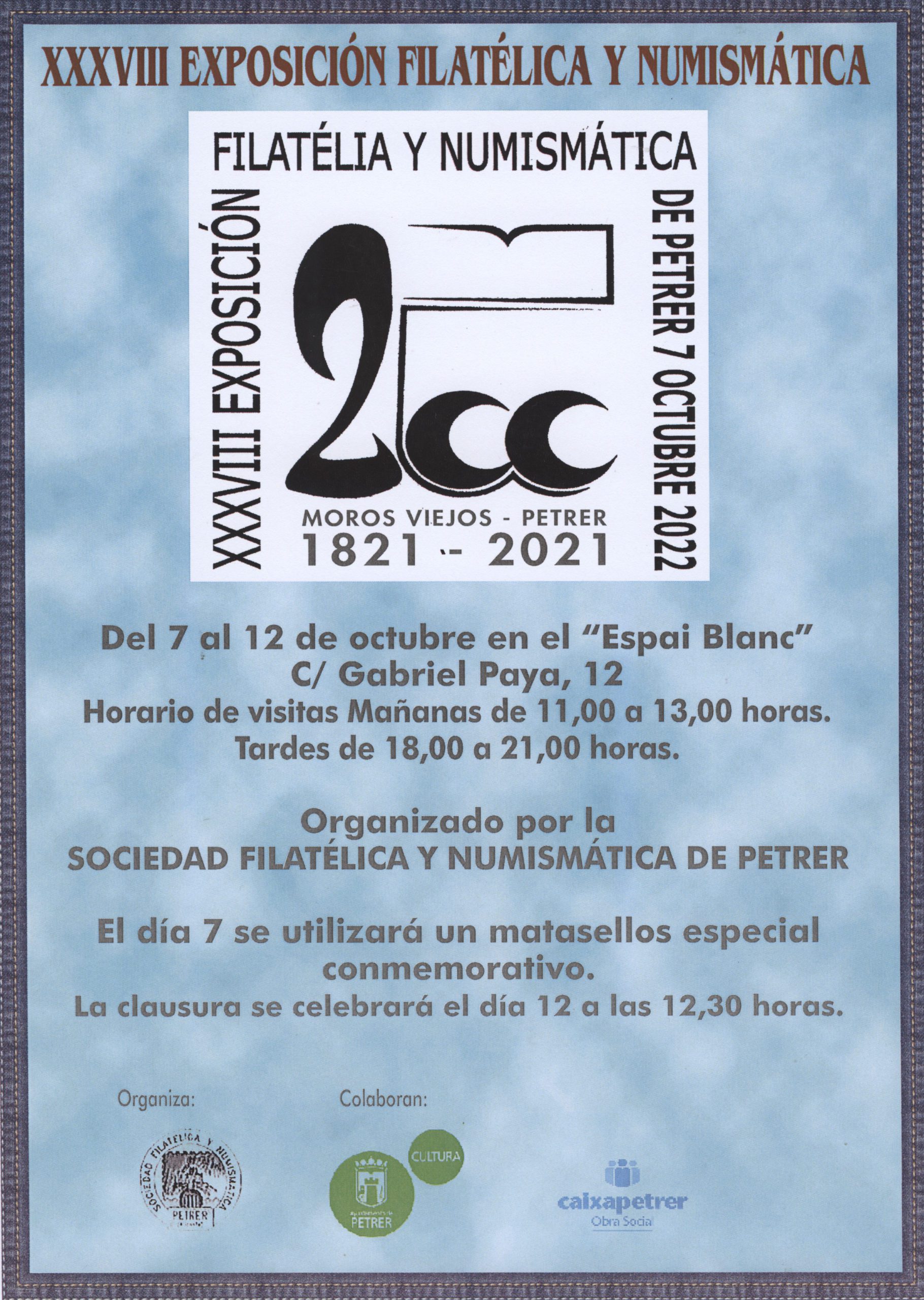 2022-10-12 - XXXVIII Exposición Filatélica y Numismática