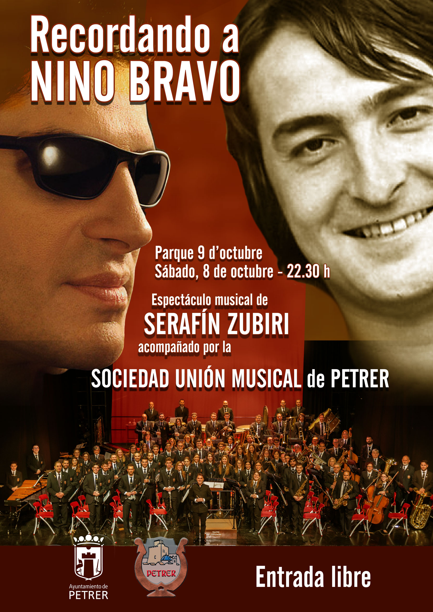 2022-10-08 - Concierto - Serafín Zubiri + Unión Musical de Petrer