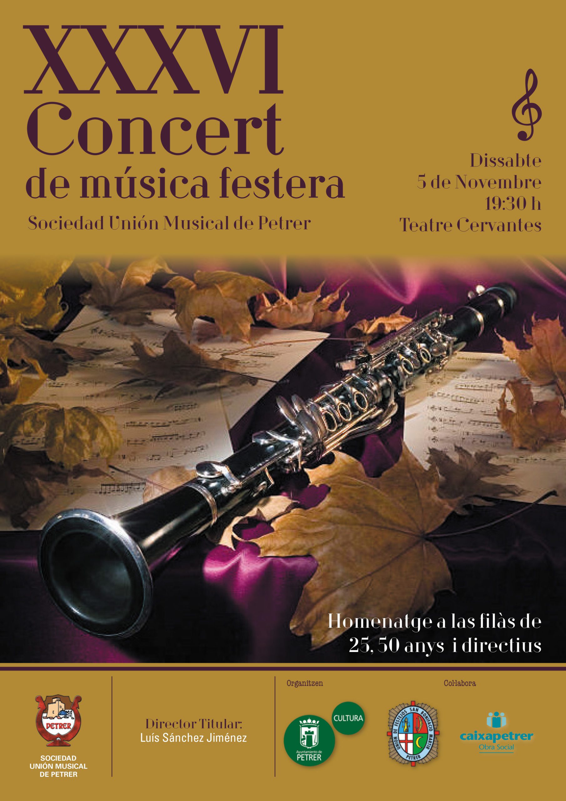2022-11-05 - Concierto de música festera - Sociedad Unión Musical de Petrer