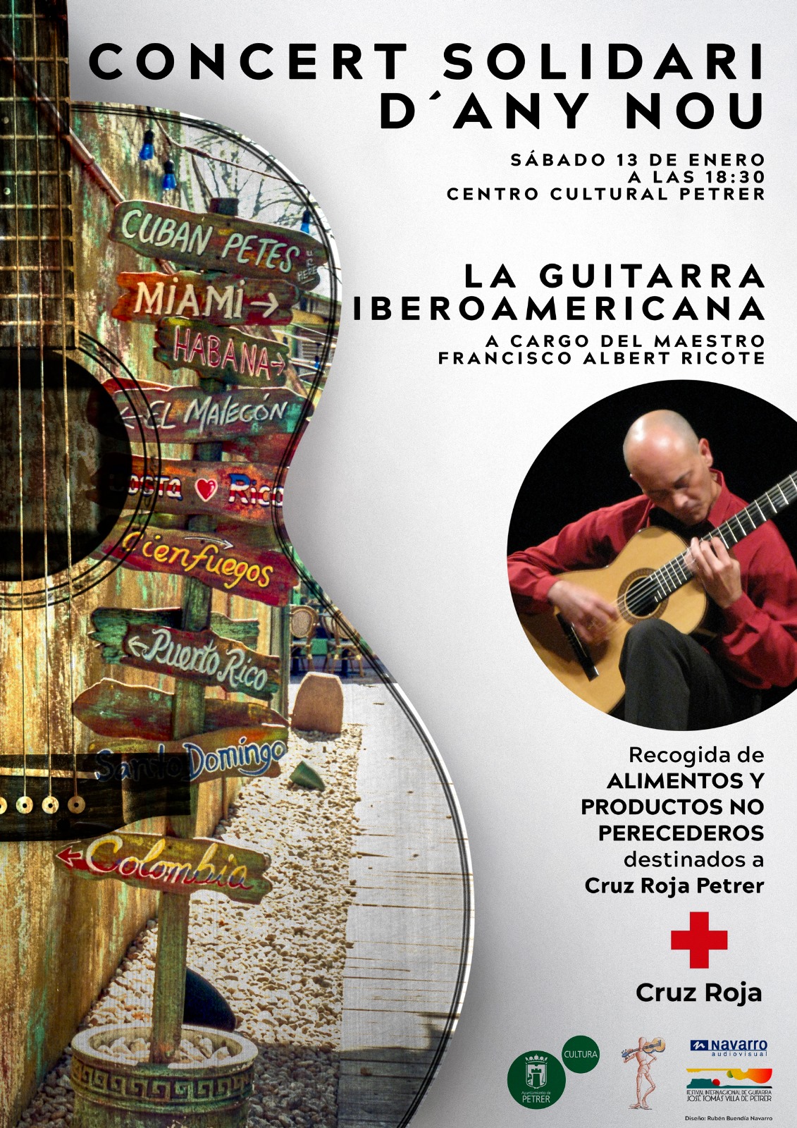 2024-01-13 - Concierto solidario de año nuevo - La guitarra iberoamericana - Fco Albert Ricote