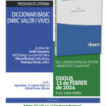 2024-02-15 – Presentación literaria - Diccionari Bàsic Enric Valor i Vives