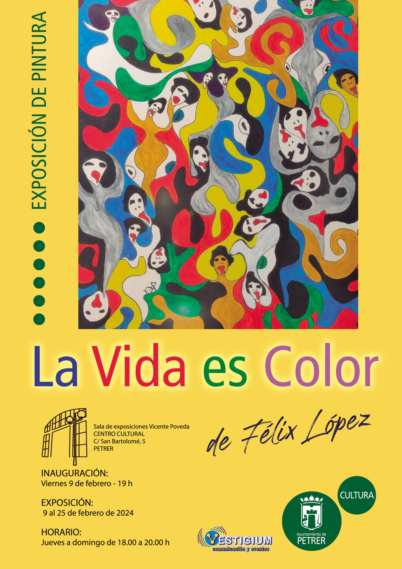 2024-02-25 - Exposición de pintura - Félix López - La vida es color