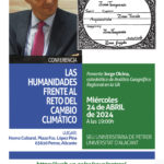 2024-04-24 - Conferencia - Jorge Olcina - Las humanidades frente al reto del cambio climático