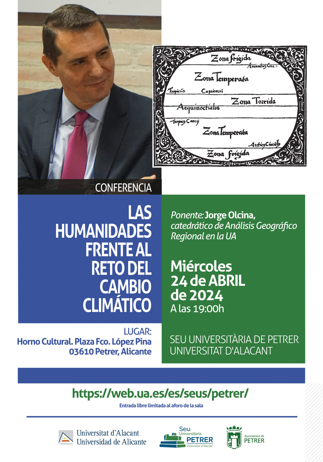 2024-04-24 - Conferencia - Jorge Olcina - Las humanidades frente al reto del cambio climático