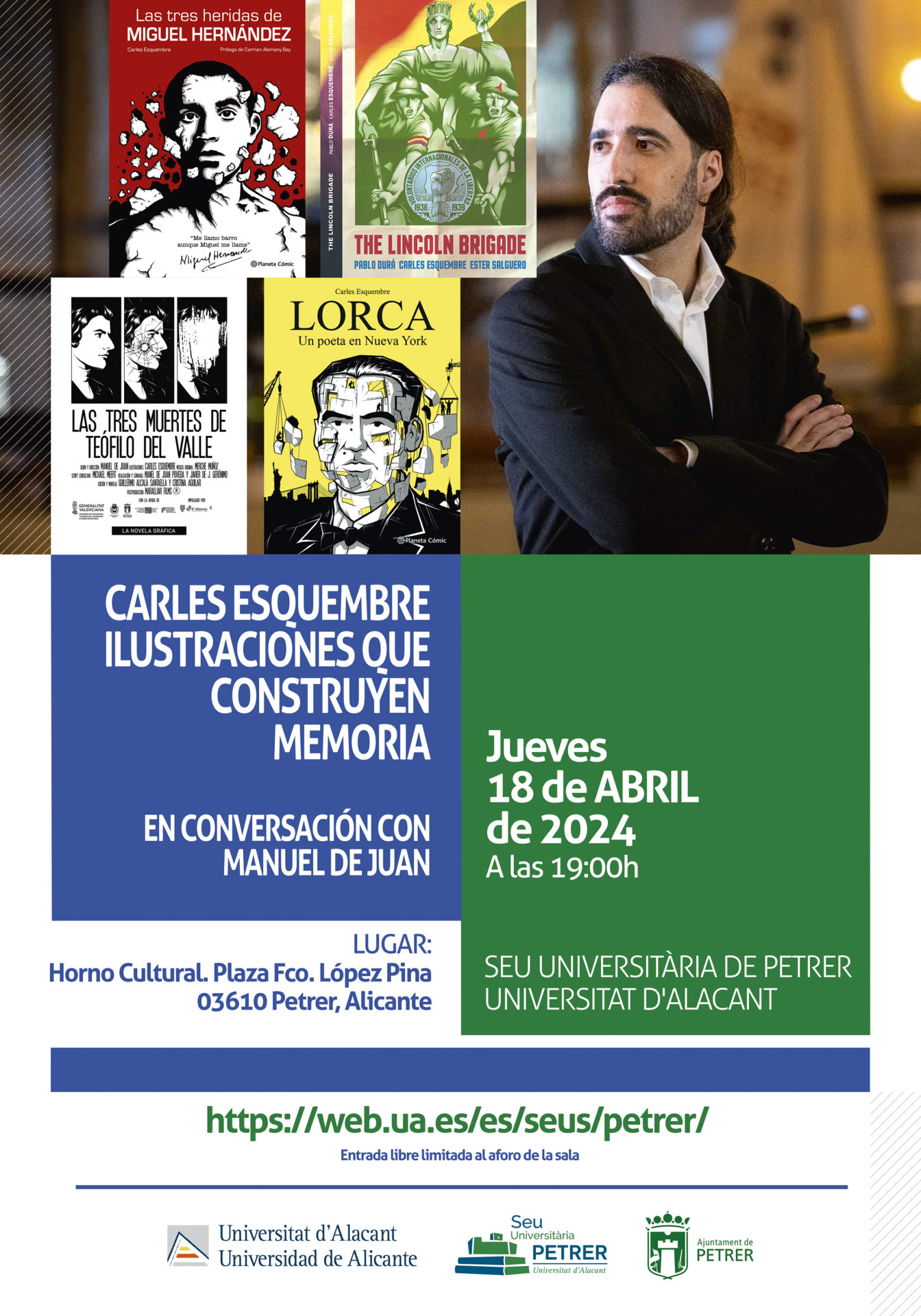 2024-04-18 - Charla con Carles Esquembre. Ilustraciones que construyen memoria. En conversación con Manuel de Juan