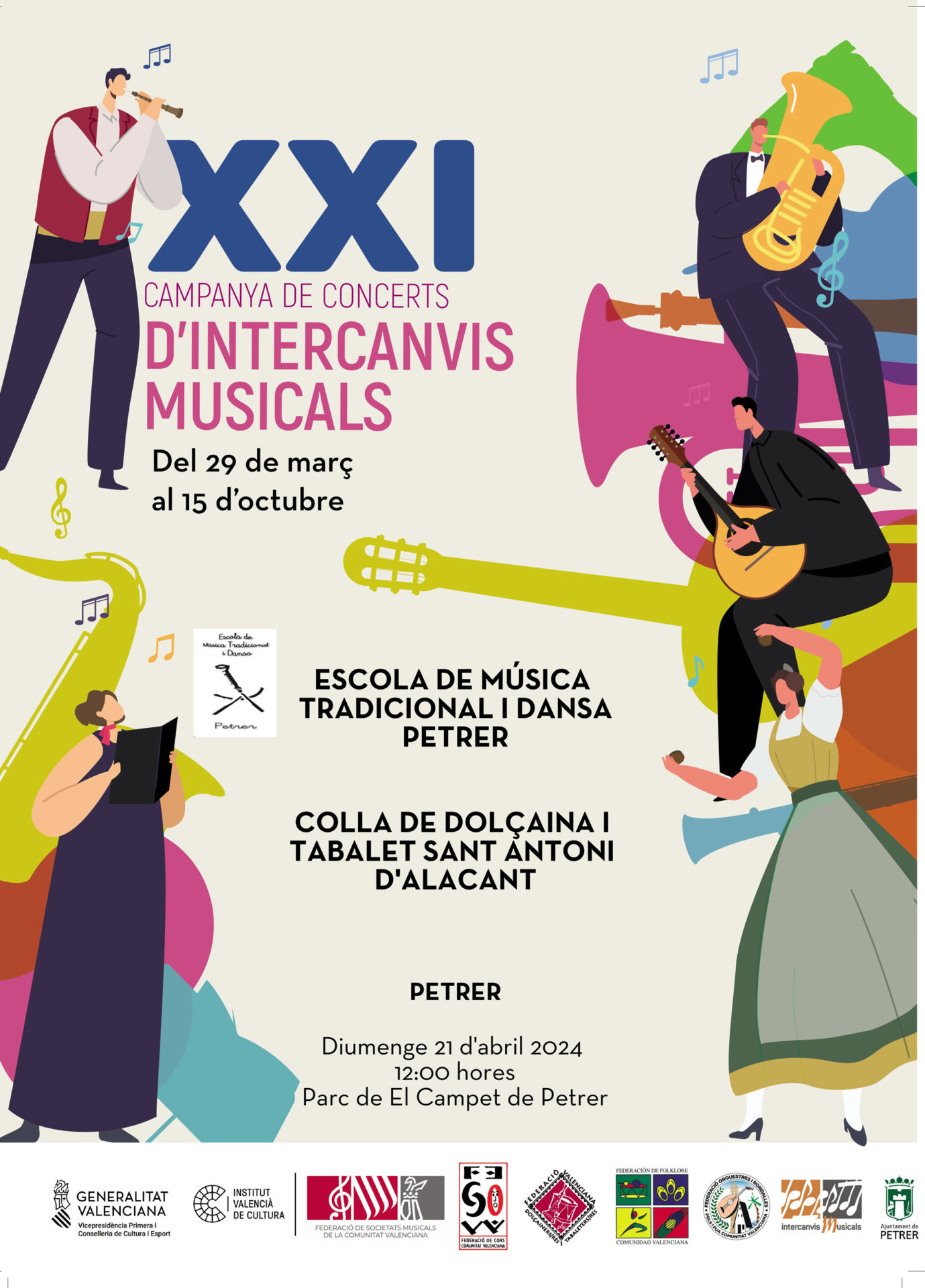 2024-04-21 Concierto - Escola de Música Tradicional i Dansa - Colla de Dolçaina i Tabalet Sant Antoni d'Alacant