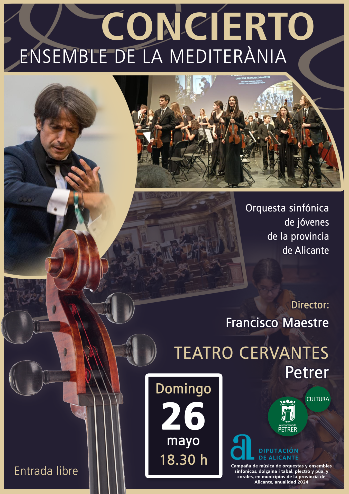 2024-05-26 - Concierto - Ensemble de la Mediterrània - Orquesta de Jóvenes de la Provincia de Alicante (OJPA)