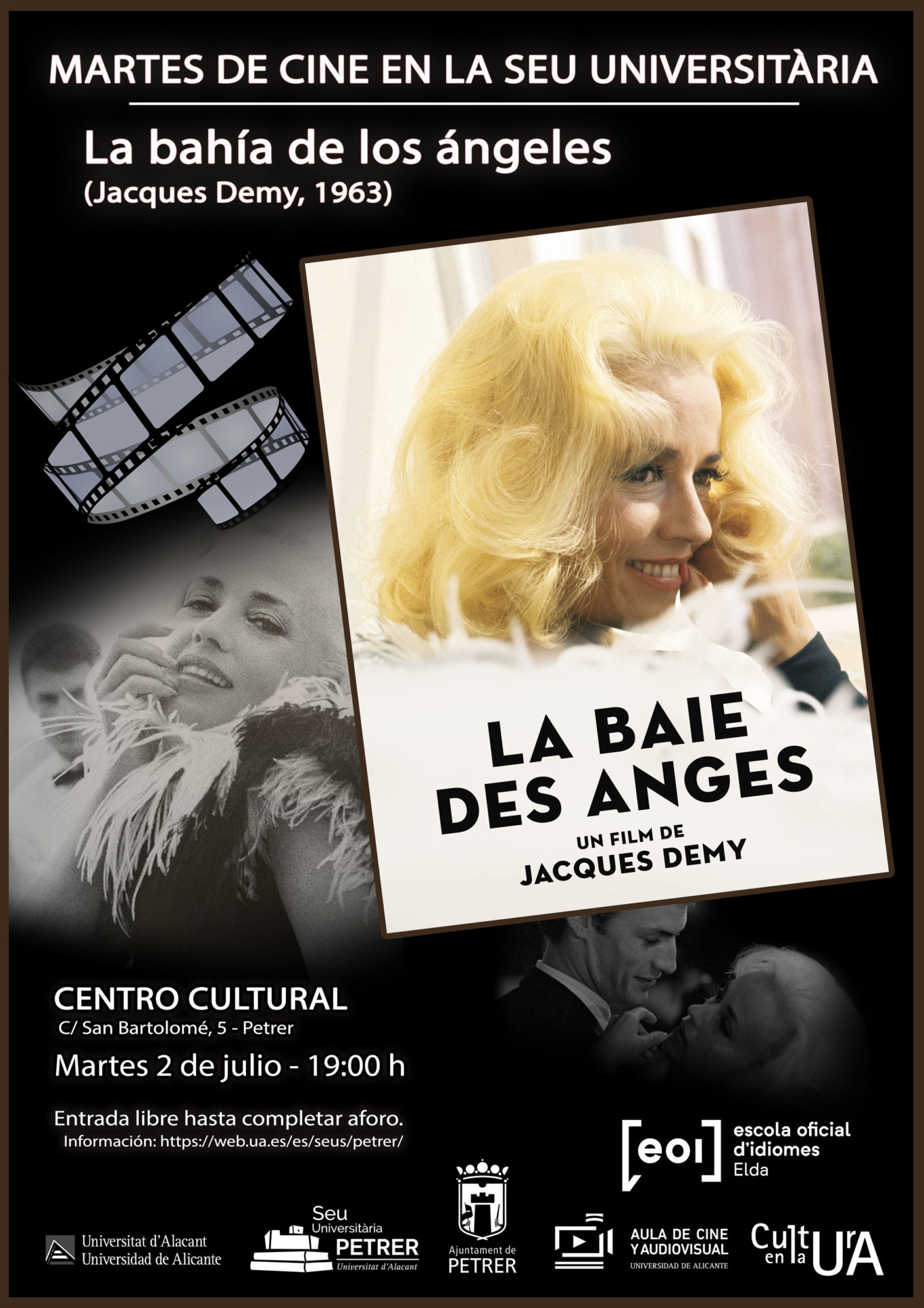 2024-07-02 – Martes de cine en la Seu Univertària – La bahía de los ángeles, de Jacques Demy (1963)