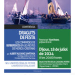 2024-07-18 - Conferencia - Draguts de festa "50é aniversari dels Berberiscos de Petrer"