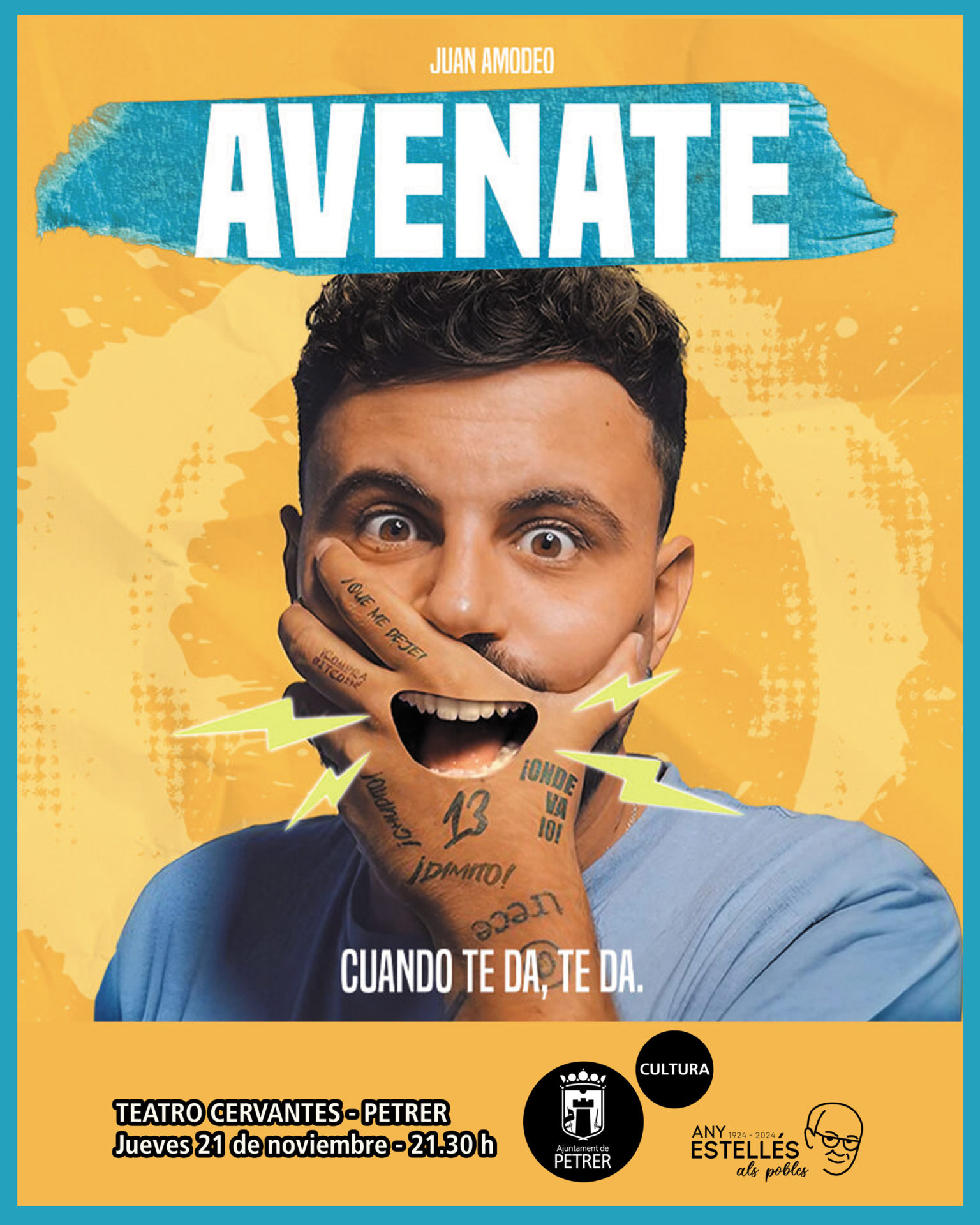 2024-11-21 - Monólogo - Juan Amodeo - Avente. Cuando te da, te da