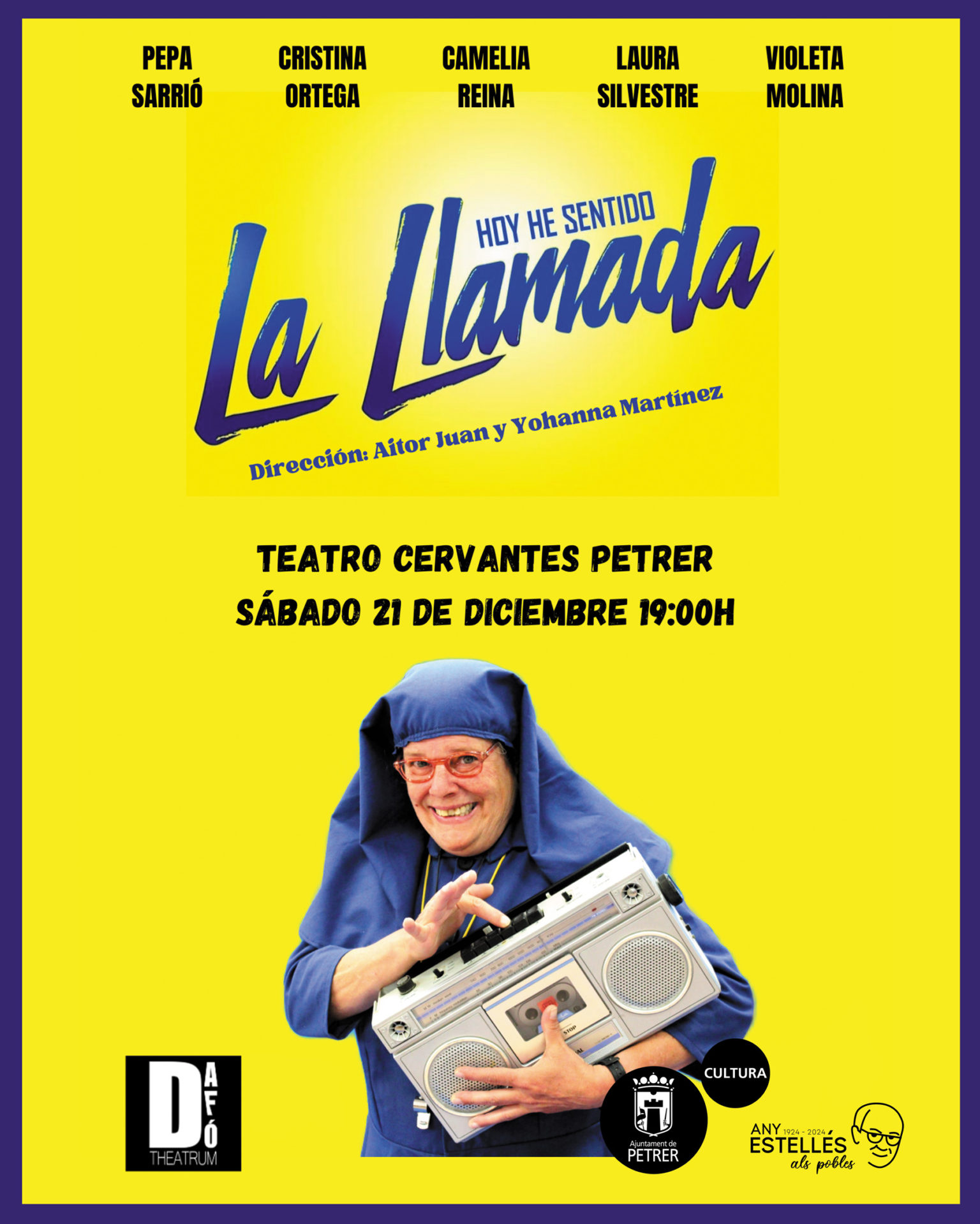 2024-12-21 - Teatro - Dafó Theatrum - Hoy he sentido LA LLAMADA