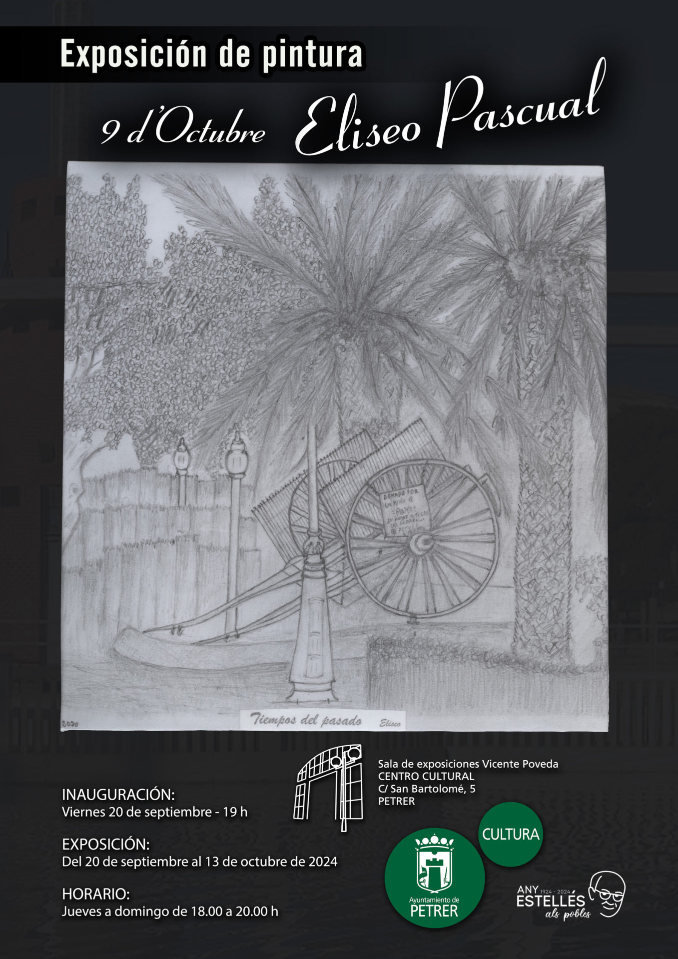 2024-10-13 - Exposición de pintura - Parc 9 d'octubre - De Eliseo Pascual