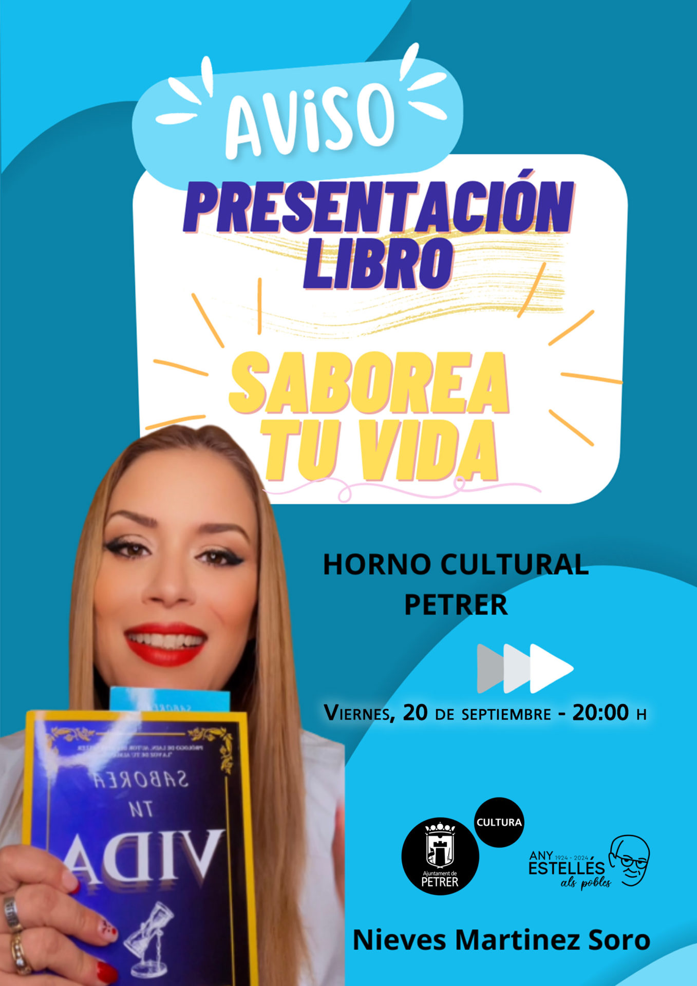 2024-09-20 - Presentación literaria - Saborea tu vida - Nieves Martínez Soro