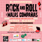 2024-11-08 - Proyección documental - Rock and Roll y malas compañías