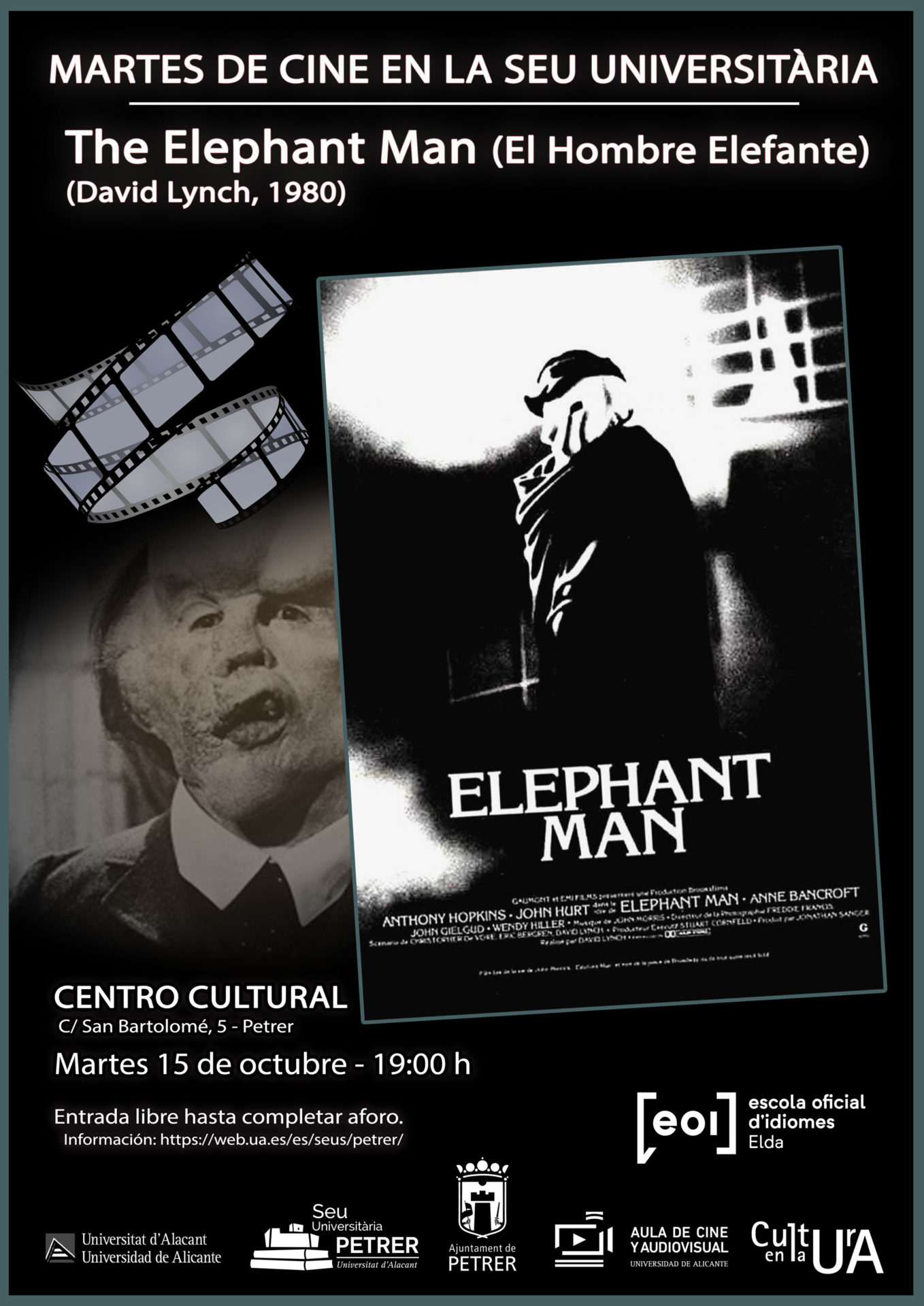 2024-10-15 - Martes de cine en la Seu Universitaria - The Elephant Man (David Lynch, 1980)