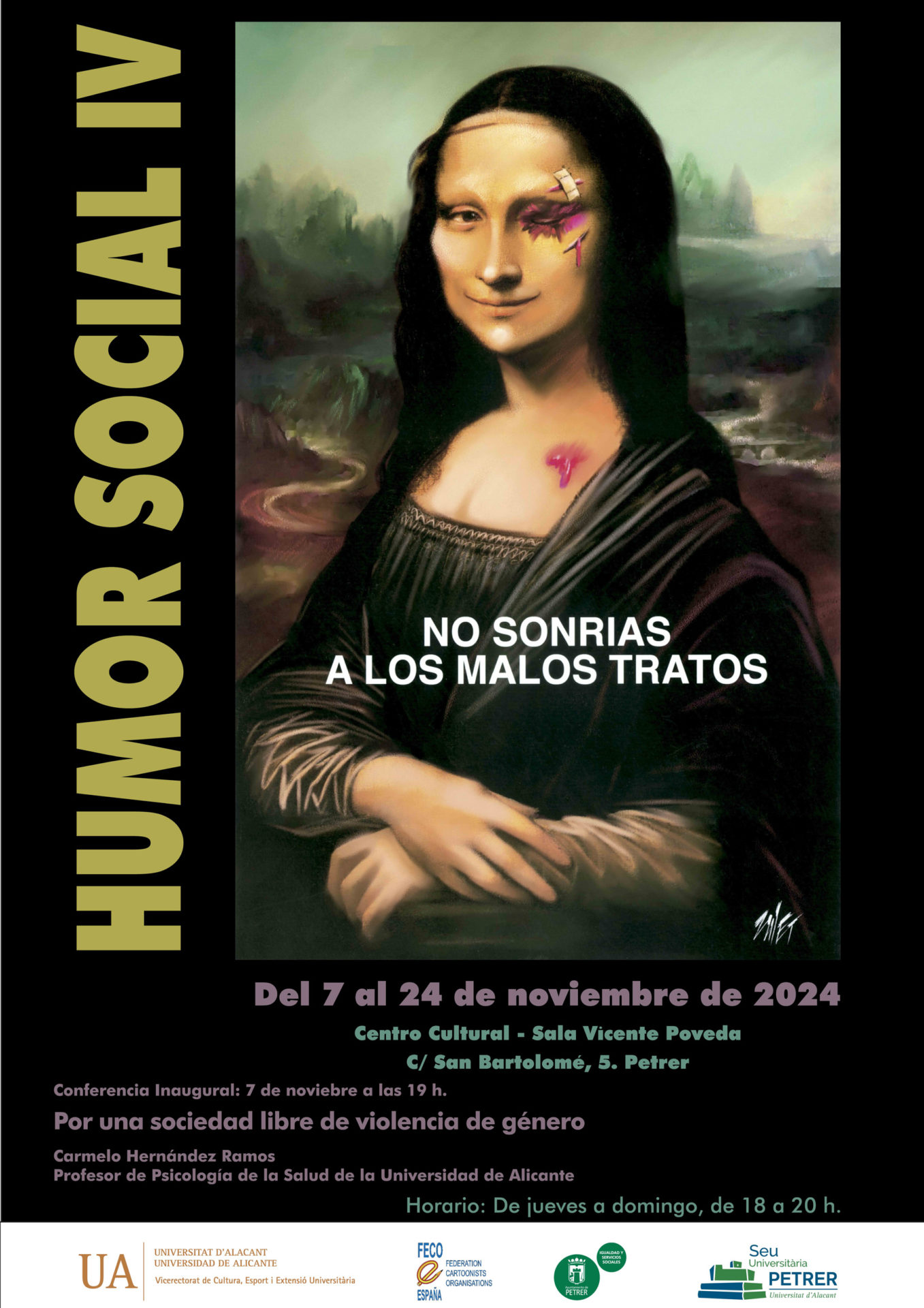 2024-11-24 - Exposición temática - Humor Social: no sonrías a los malos tratos