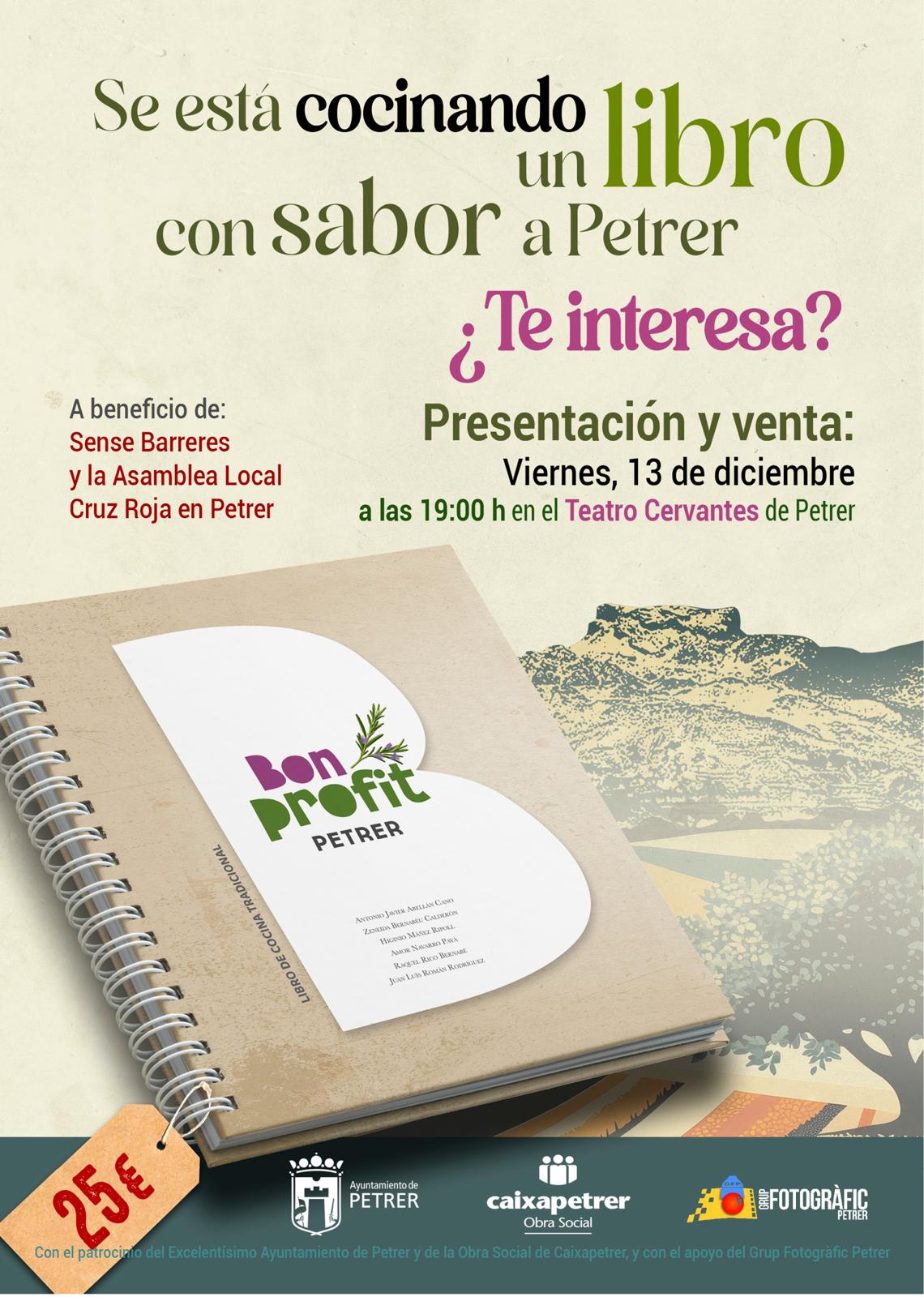 2024-12-13 - Presentación literaria - BON PROFIT Petrer - Libro de Cocina Tradicional