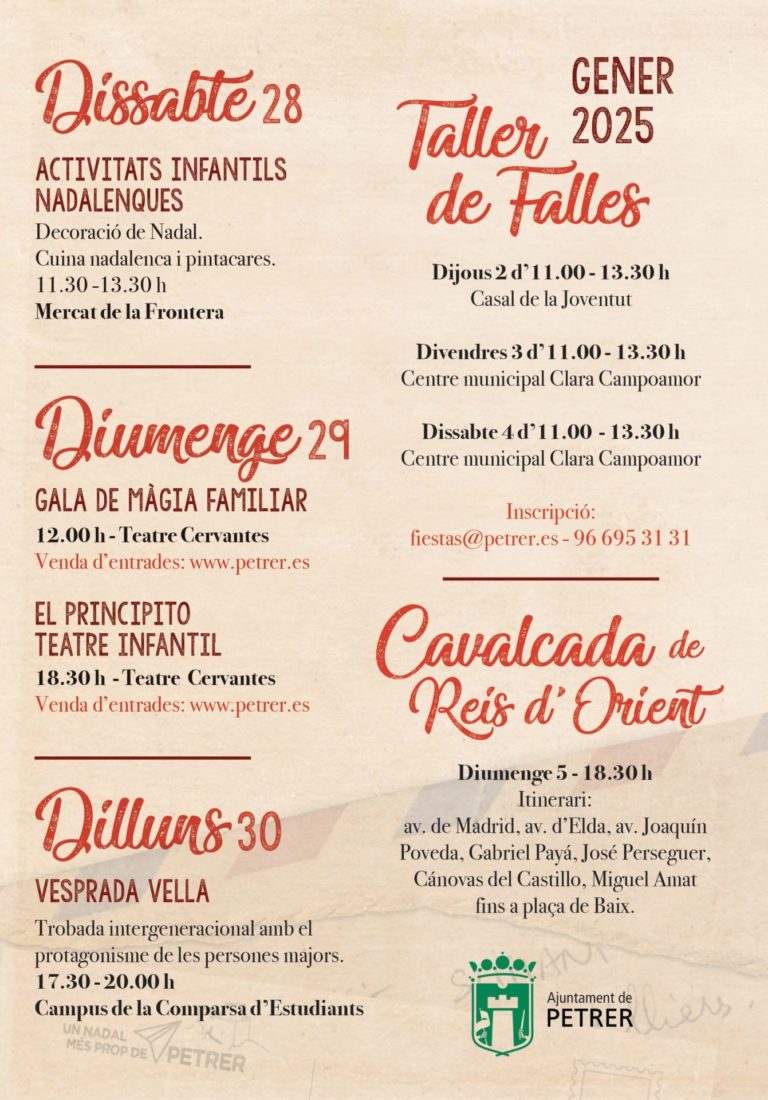 Activitats de Nadal 2024