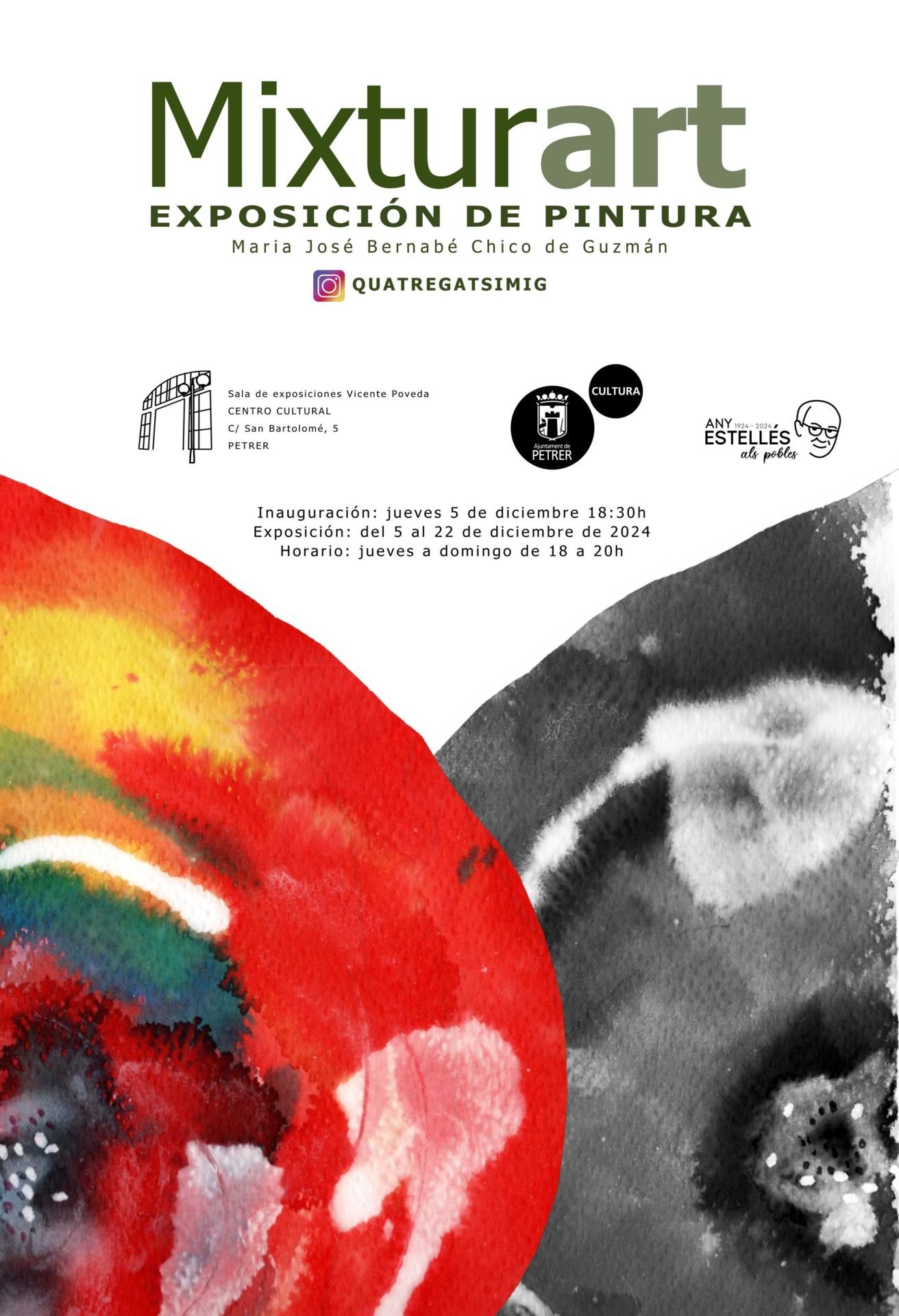 2024-12-22 - Exposición de pintura - Mª José Bernabé - Mixturart