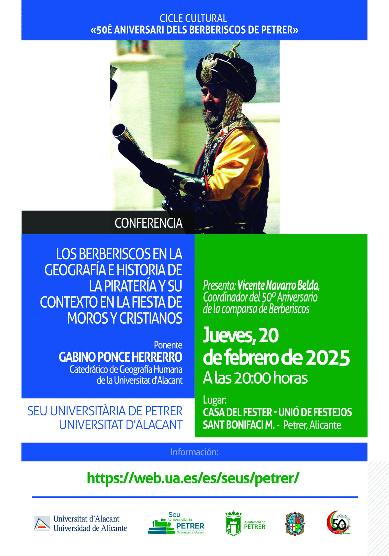 2025-02-20 - Conferencia - Los Berberiscos en la geografía e historia de la piratería y su contexto en la fiesta de moros y cristianos