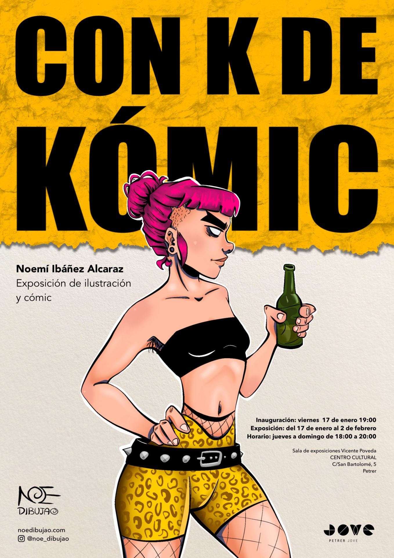 2025-02-02 - Exposición de ilustración y cómic - Noemí Ibáñez Alcaraz - Con K de Kómic