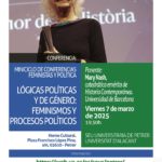 2025-03-07 - Conferencia - Mary Nash - Lógicas políticas y de género: feminismos y procesos políticos
