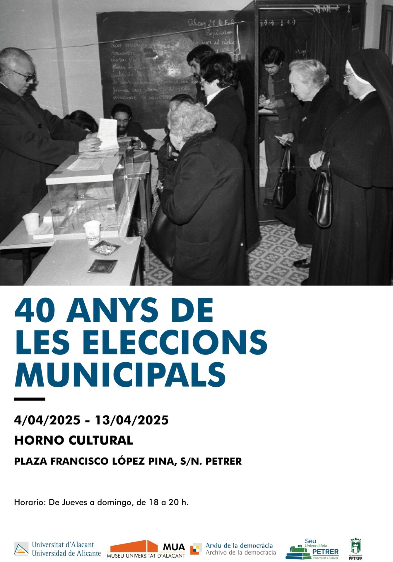 2025-04-13 - Exposición temática - 40 anys de les eleccions municipal