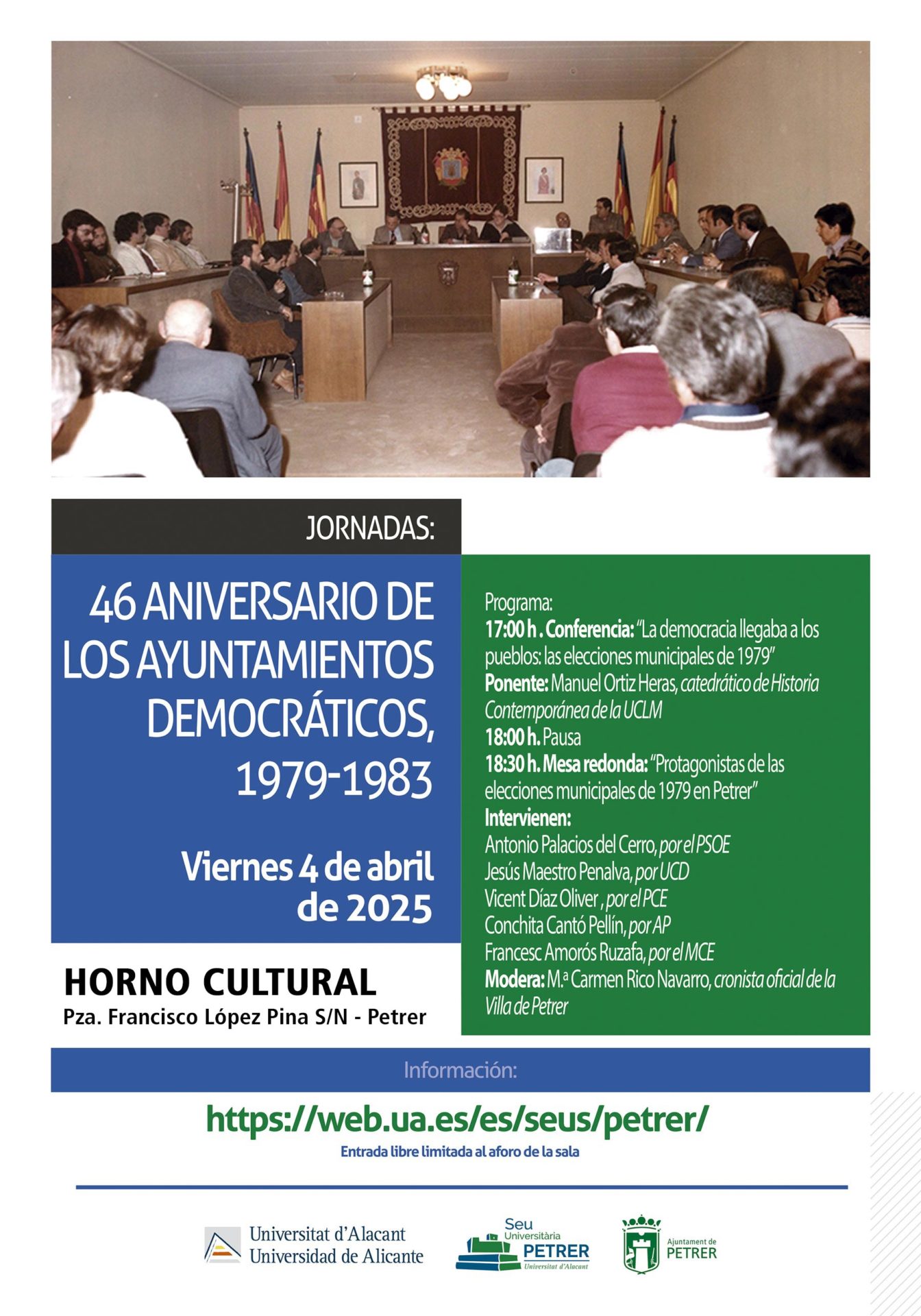 2025-04-04 - Jornada - 46 Aniversario de los Ayuntamientos democráticos, 1979-1983