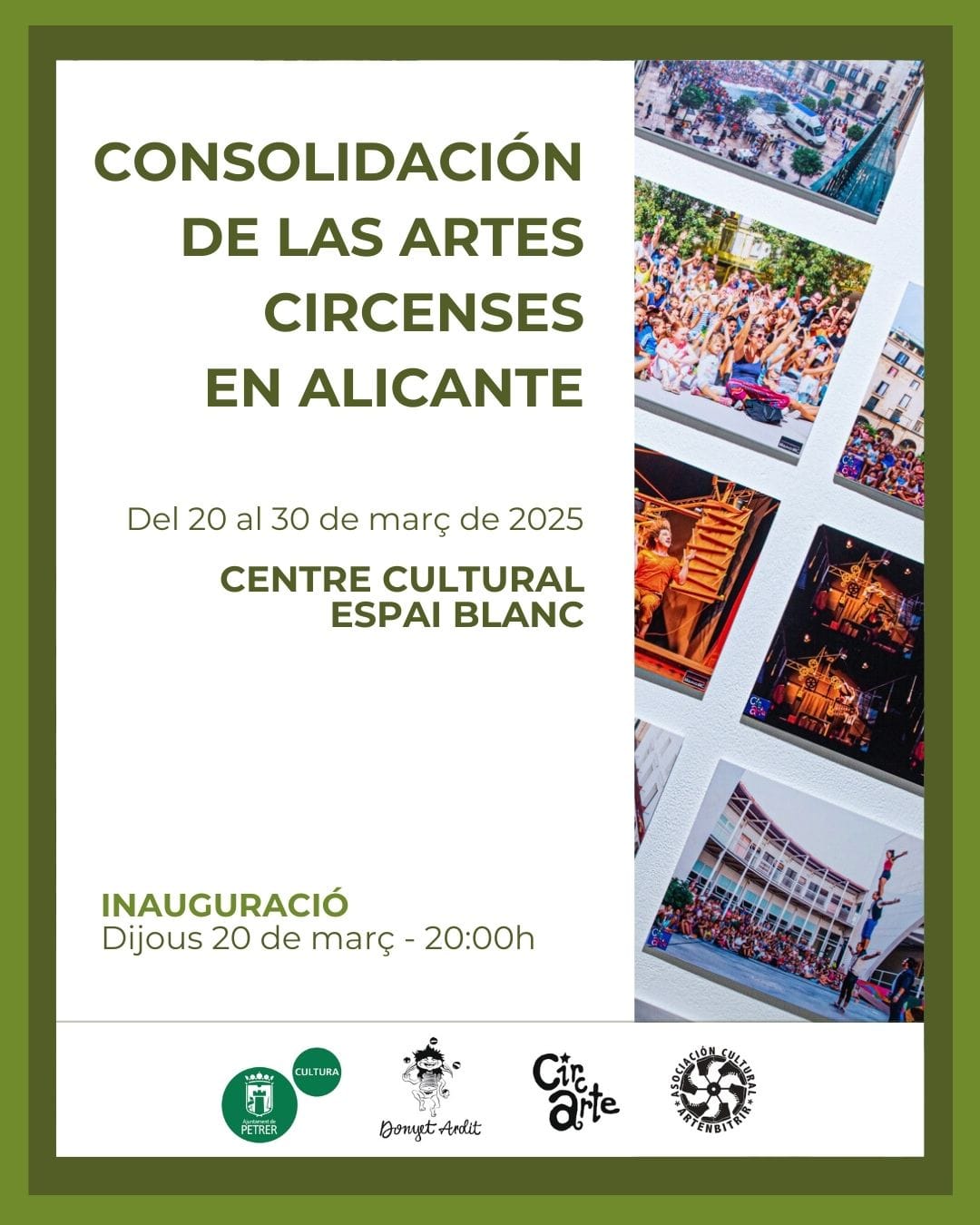 2025-03-30 - Exposición temática - Consolidación de las Artes Circenses en Alicante