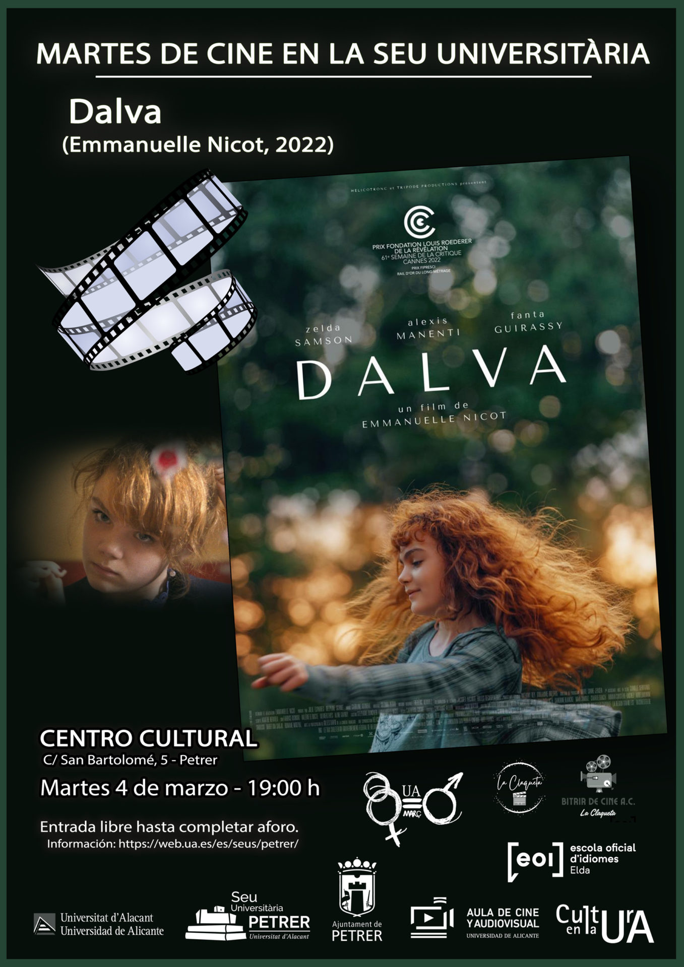 2025-03-04 - Martes de cine en la Seu Universitària - Dalva  (Emmanuelle Nicot, 2022)