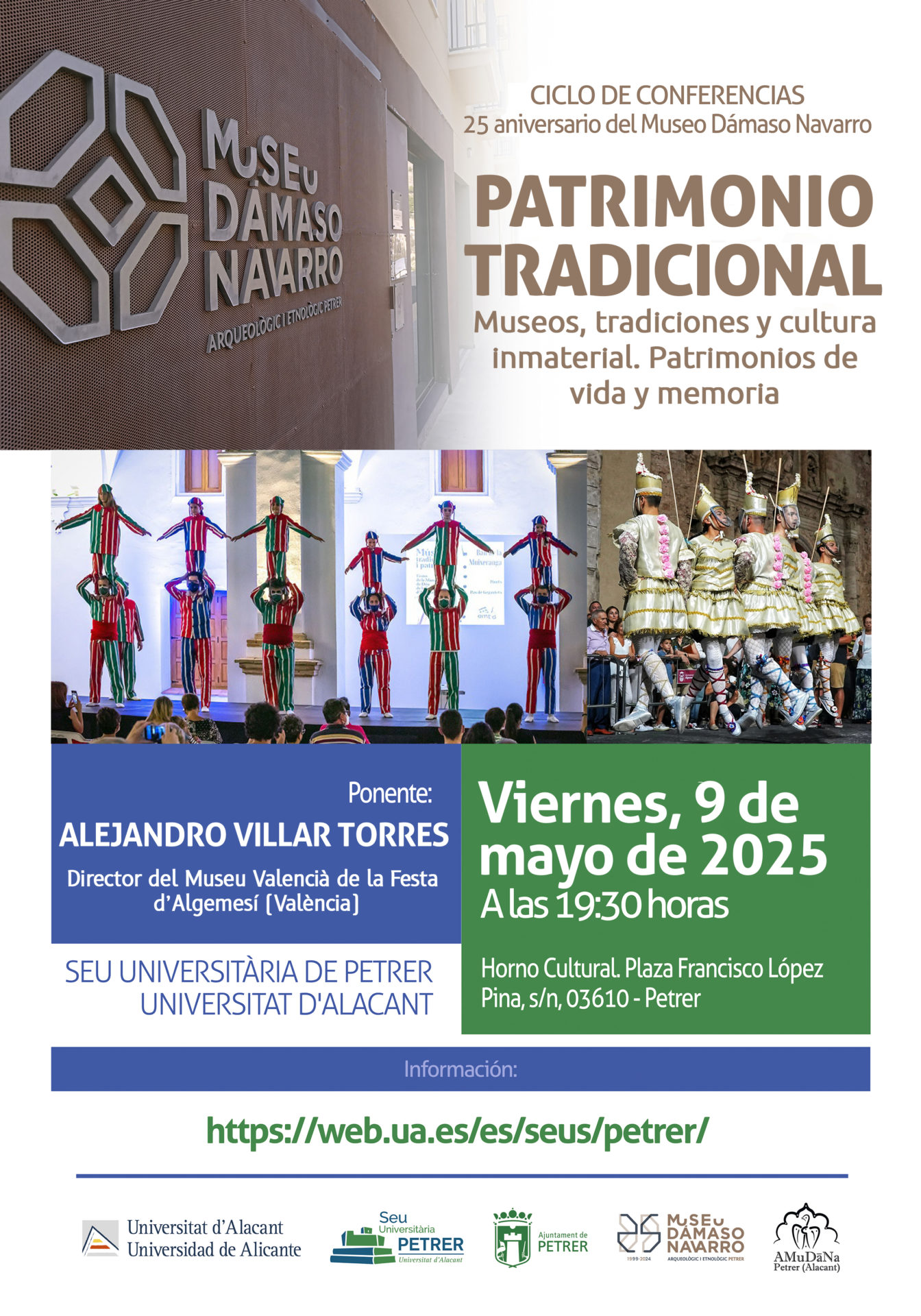 2025-05-09 - Conferencia - Alejandro Villar Torres - Museos, tradiciones y cultura inmaterial. Patrimonios de vida y memoria