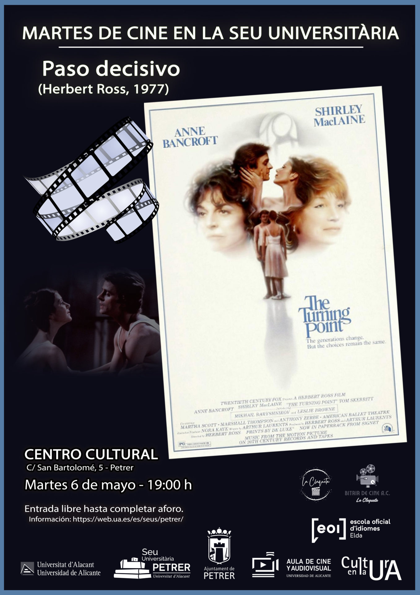 2025-05-06 - Martes de cine en la Seu universitària - Paso decisivo (Herbert Ross, 1977)
