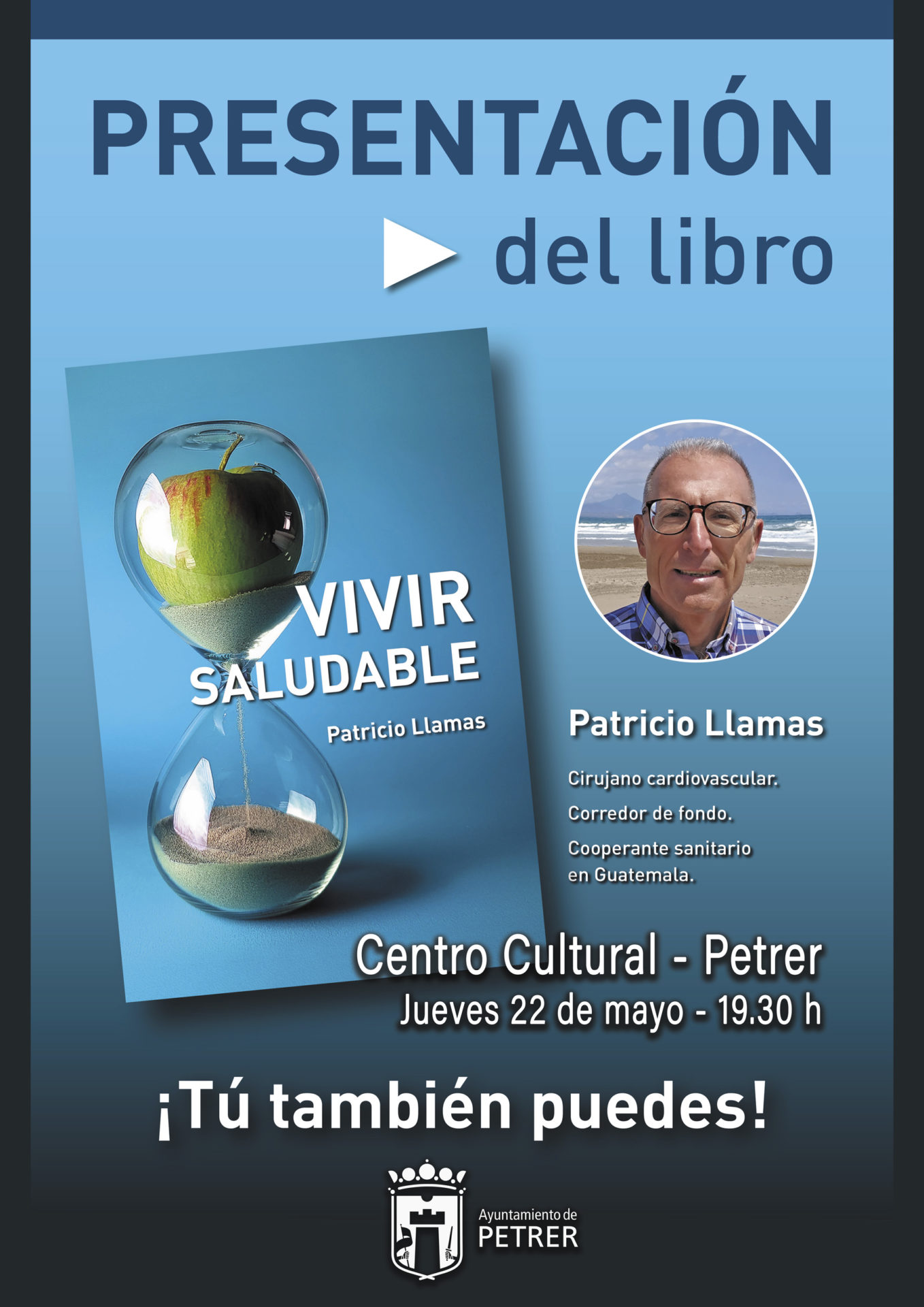 2025-05-22 - Presentación literaria - Patricio Llamas - Vivir saludable