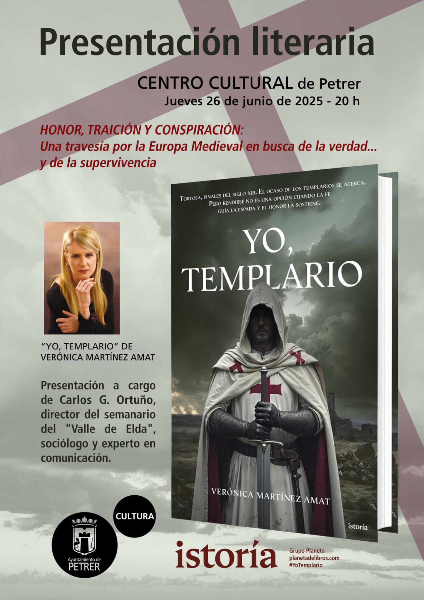 2025-06-26 - Presentación literaria - Verónica Martínez - Yo, templario