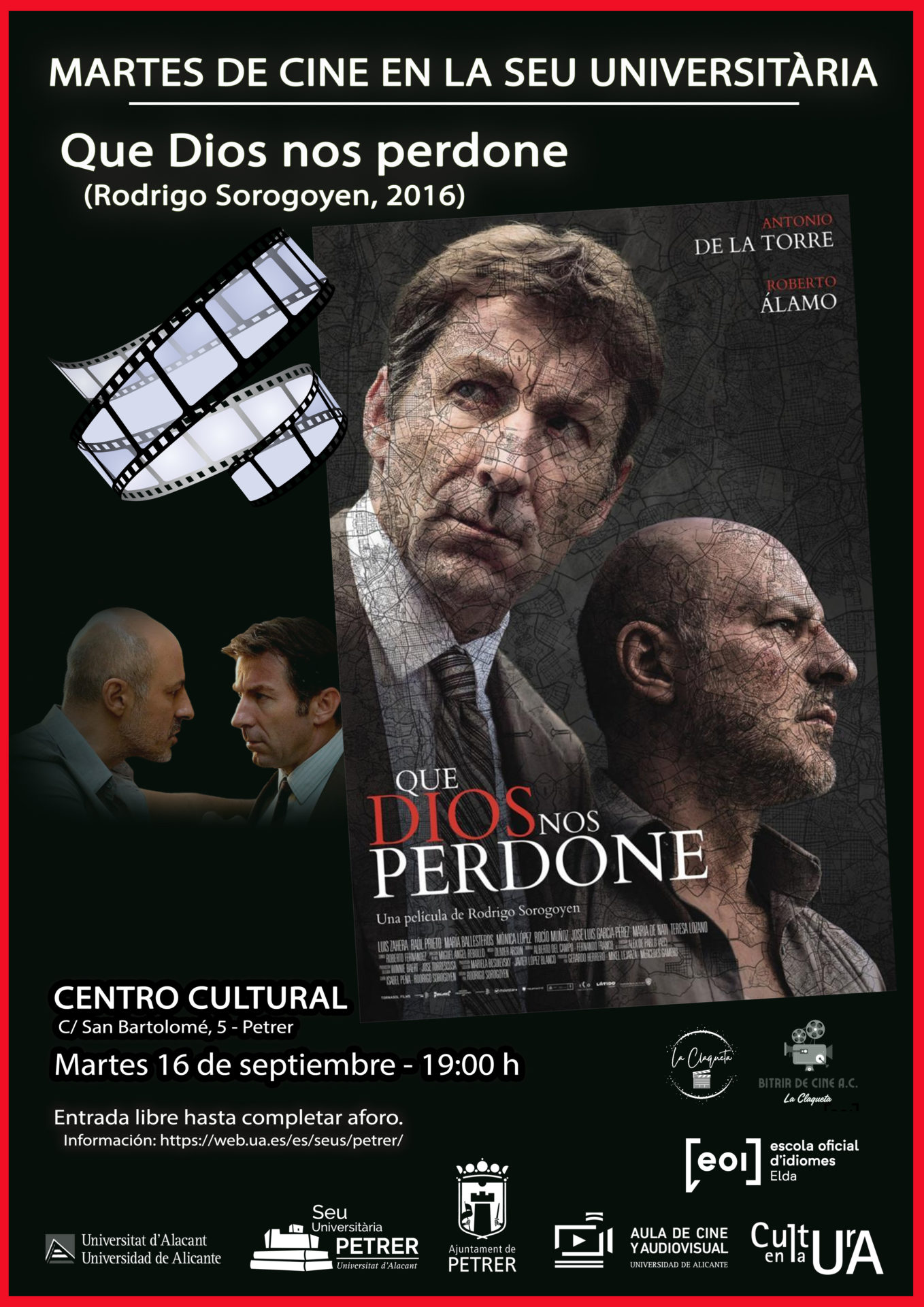 2025-09-16 - Martes de cine en la Seu Universitària - Que Dios nos perdone, de Rodrigo Sorogoyen (2016)