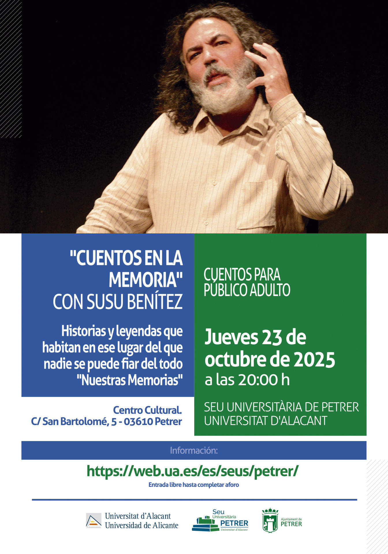 2025-10-23 - Cuentos para público adulto - Susu Benítez - Cuentos en la memoria
