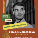 2025-10-17 - Ciclo de conferencias Tardor Cultural - Pablo Simón