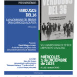 2025-12-03 - Presentación del libro - Verdugos del 36. La maquinaria del terror en la Zaragoza golpista