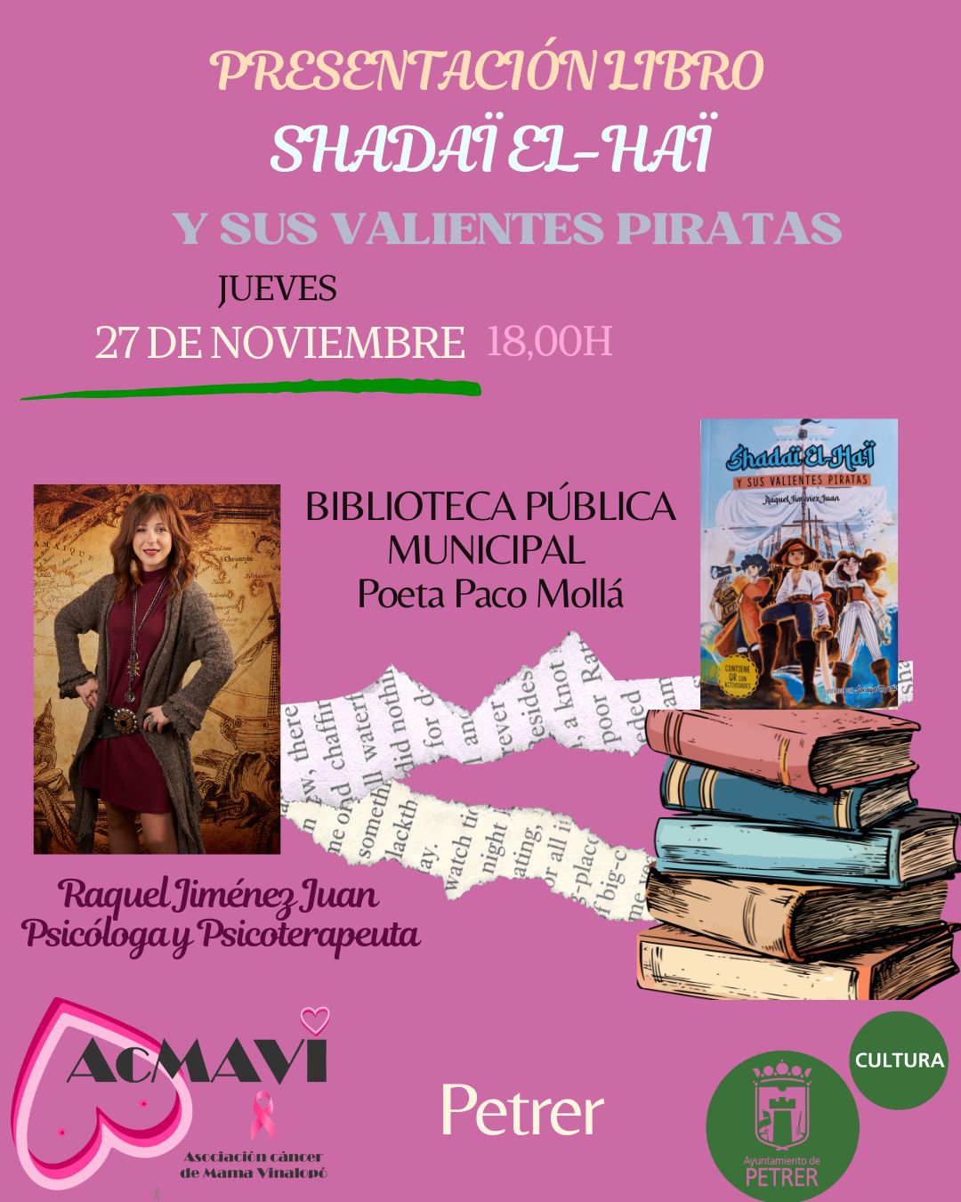2025-11-27 - Presentación libro - Shadaï El-Haï y sus valientes piratas