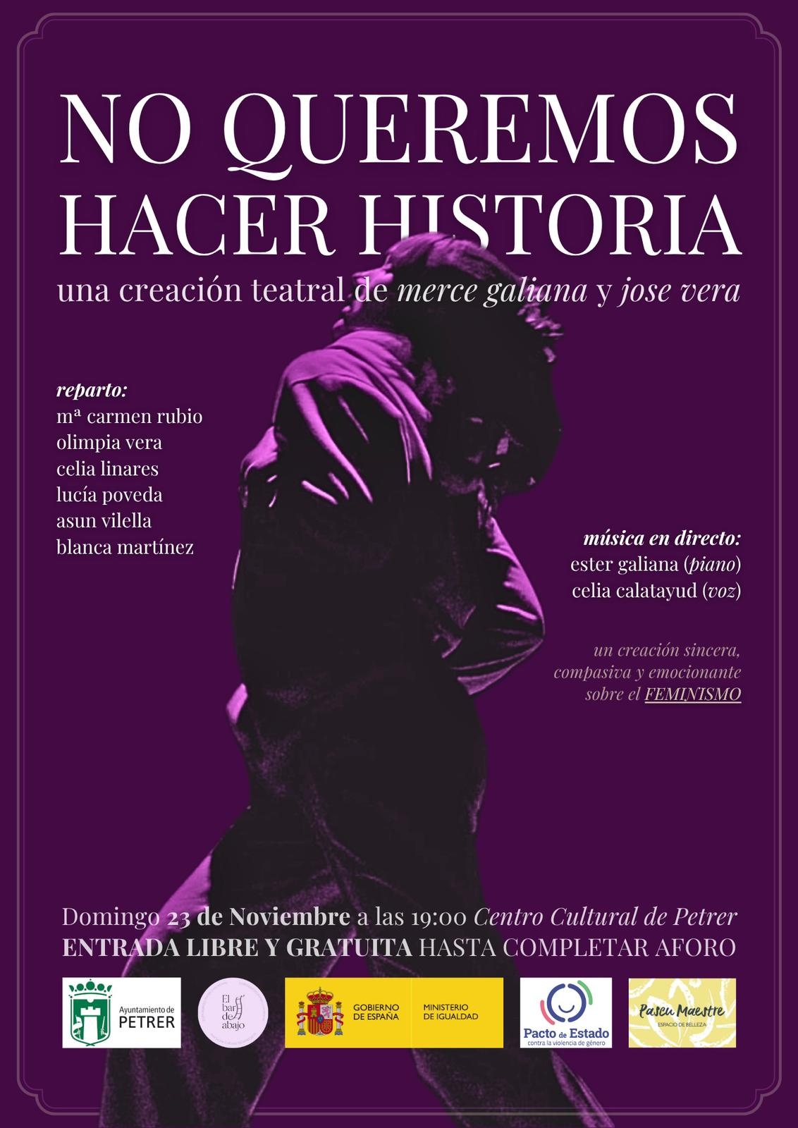 2025-11-23 - Teatro - No queremos hacer historia