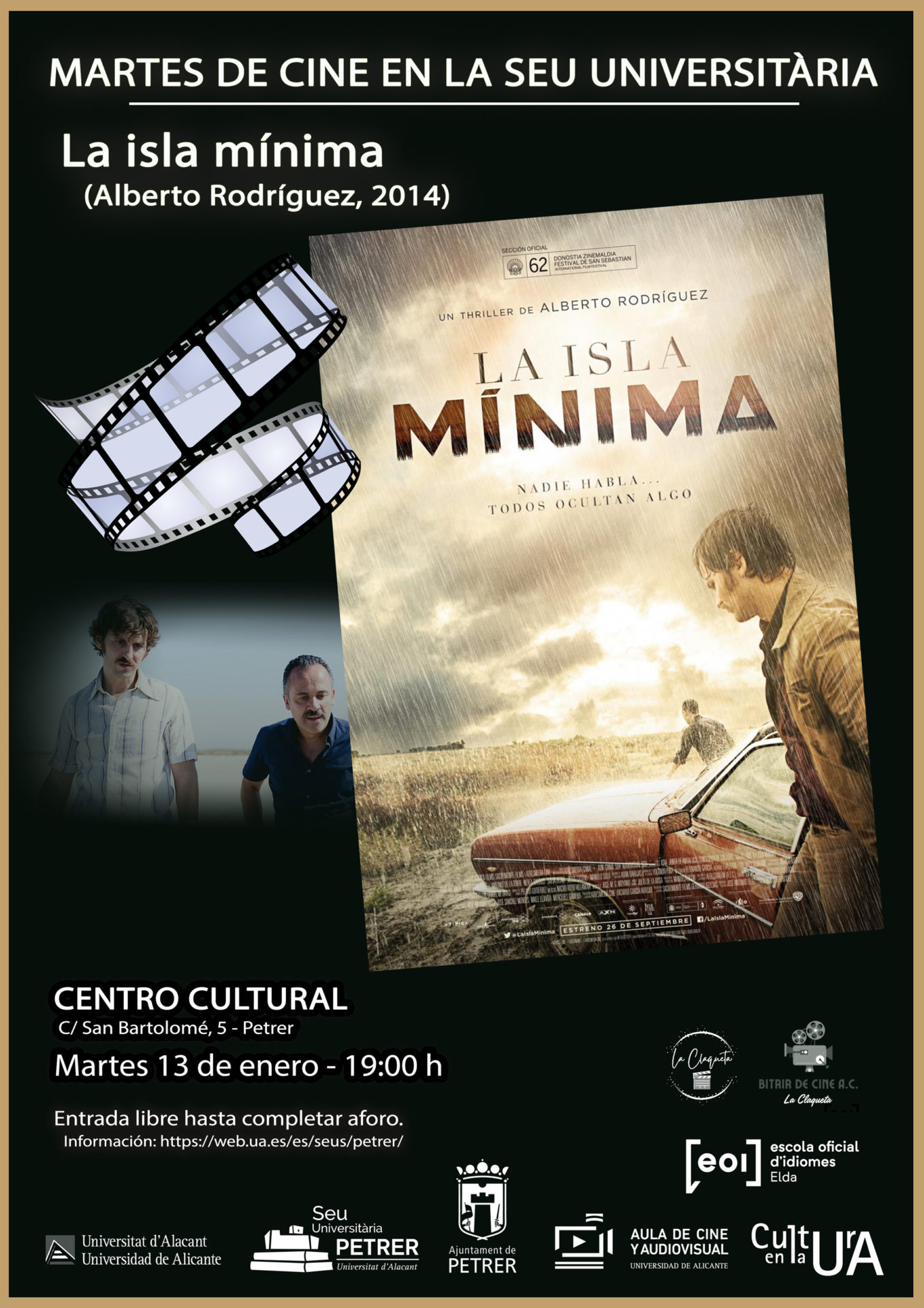 2026-01-13 - Dimarts de cine en la Seu Universitària - La isla mínima (2014)