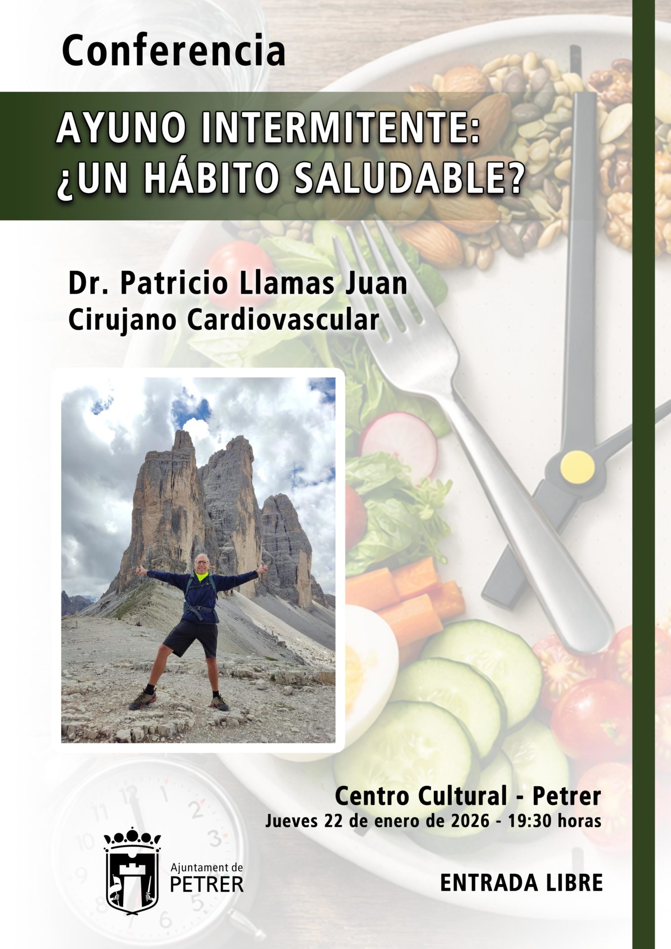 2026-01-22 - Conferencia - Dr. Patricio Llamas Juan - El ayuno intermitente, ¿un hábito saludable?