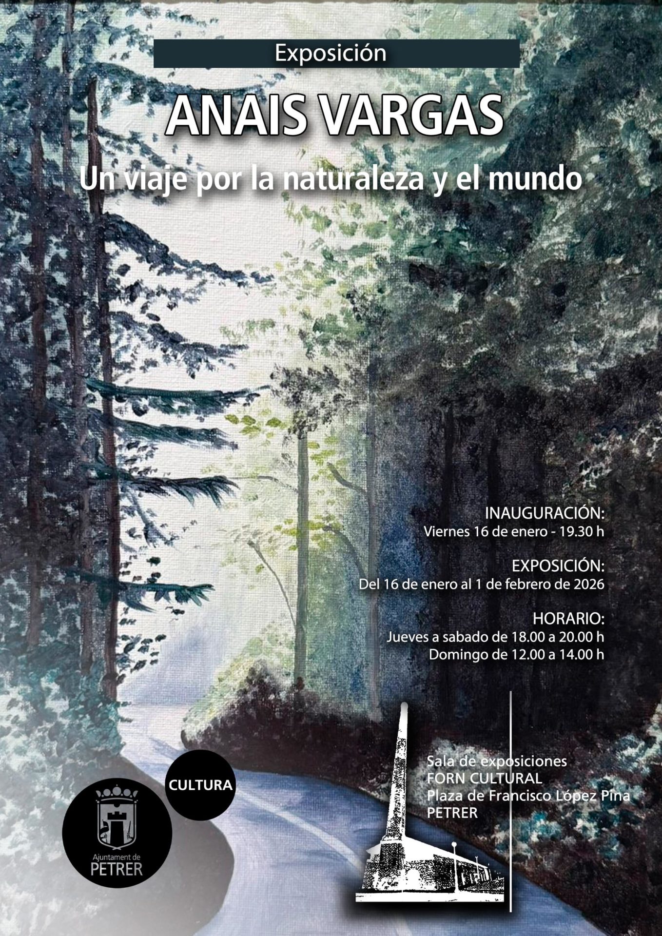 2026-02-01 - Exposició de pintura - Anaís Vargas - Un viaje por la naturaleza y el mundo