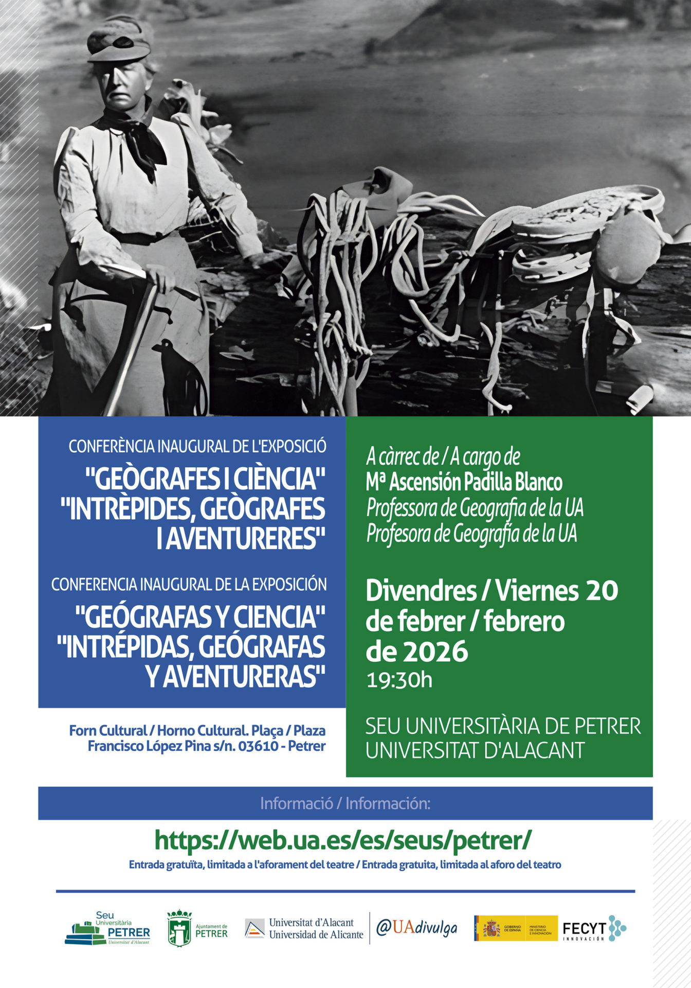 2026-02-20 - Conferència – M. Ascensión Padilla - Intrèpides, geògrafes i aventureres