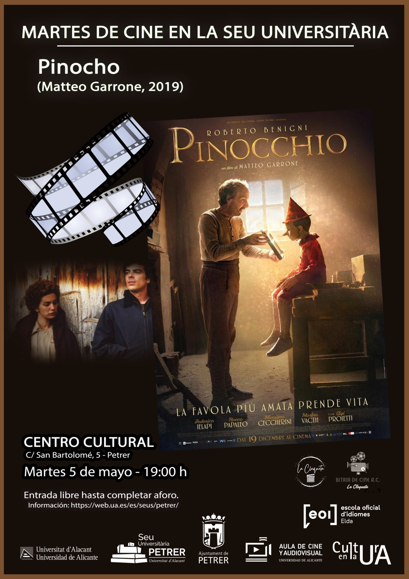 2026-05-05 - Martes de cine en la Seu Universitària - Pinocho